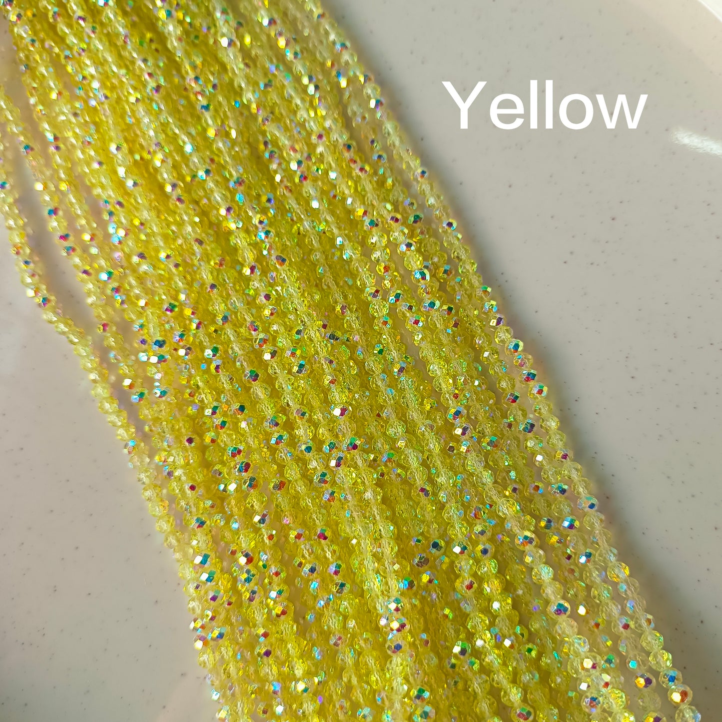 Rainbow Crystal Beads 4mm
