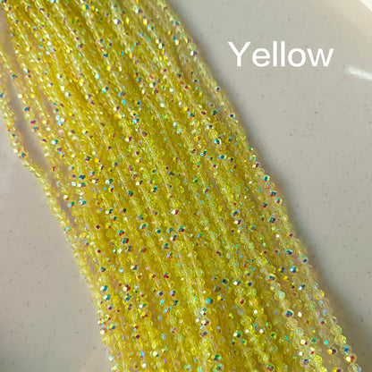 Rainbow Crystal Beads 4mm