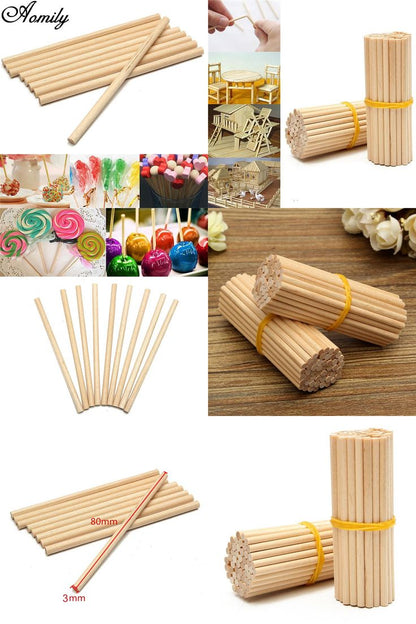 Bamboo Sticks For Bouquet(50 Pieces)