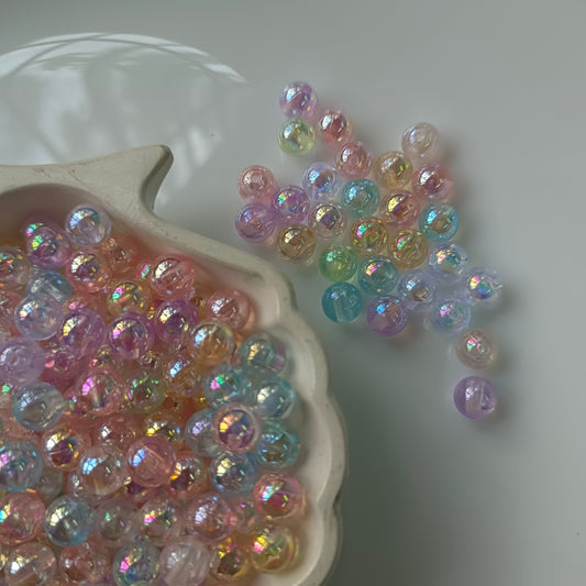 Shining Pastel Rainbow Beads ( 15 Grams )