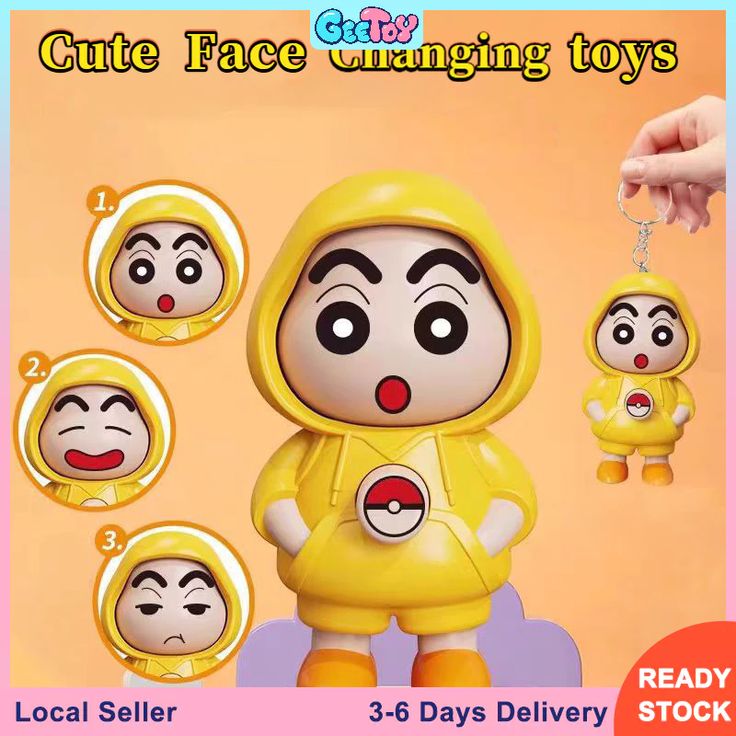 Face Changing Toy Keychain