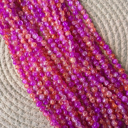 Crackle Beads 8mm 95 - 100 beads