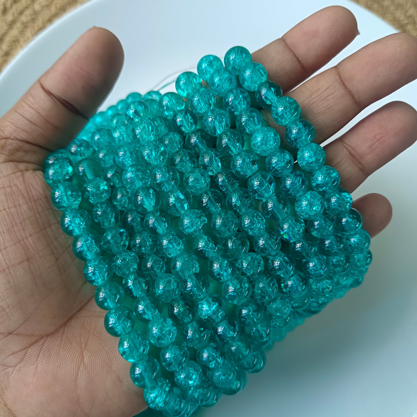 Crackle Beads8mm(95-100beads)