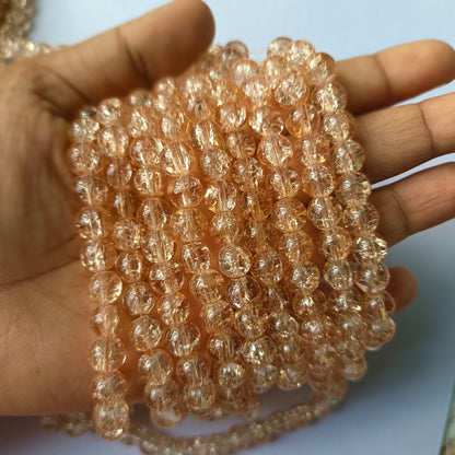 Crackle Beads 8mm(95 -100 beads apx)