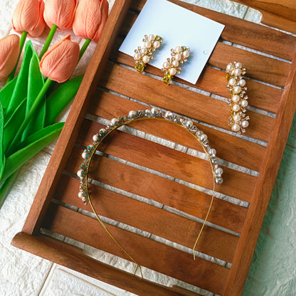 Pearl Hair Accessories Combo Kit