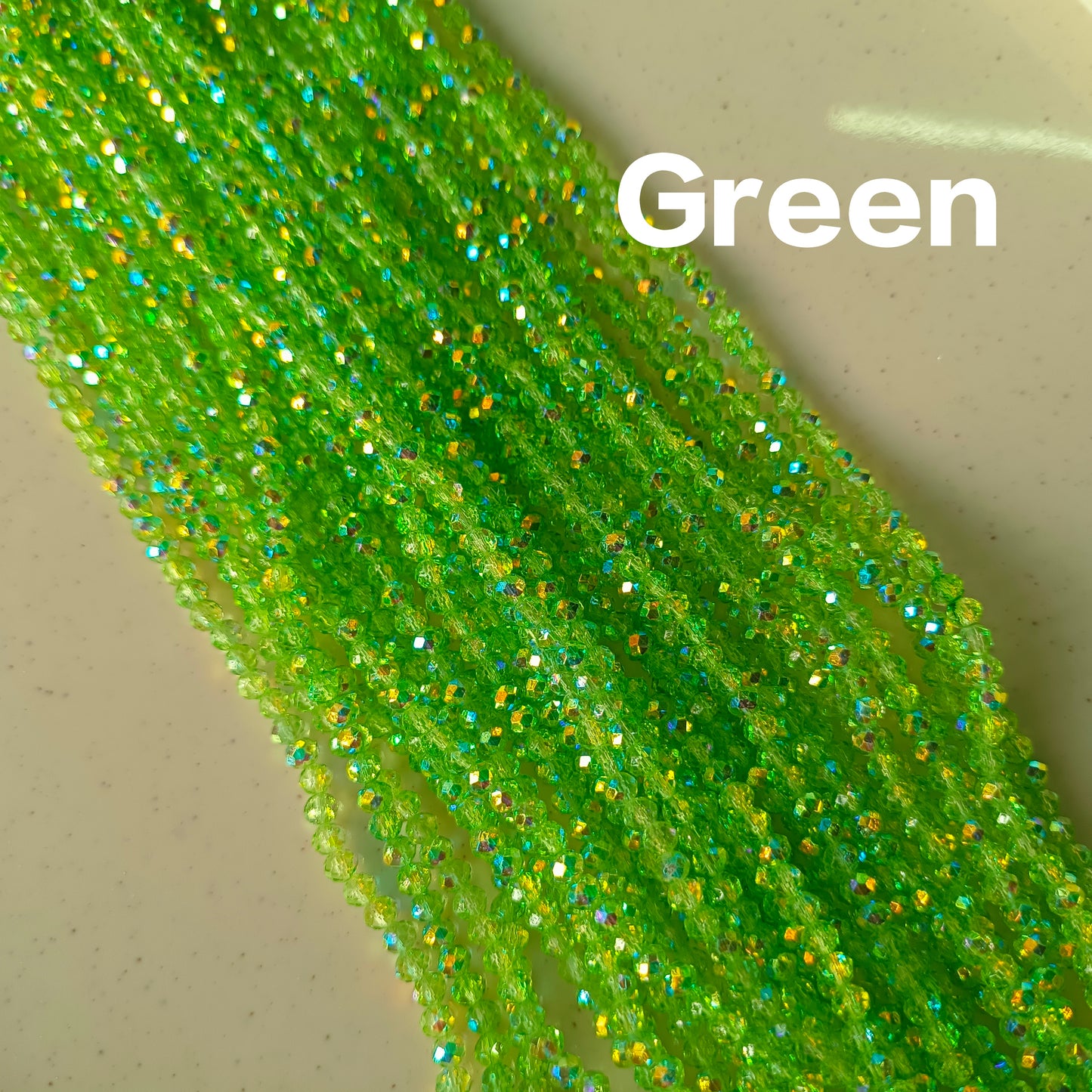 Rainbow Crystal Beads 4mm