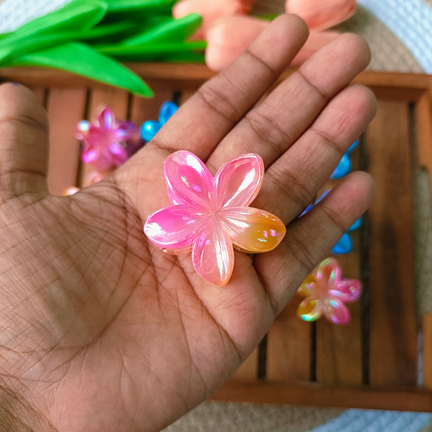 Holographic Dual Shade Claws (12 Pieces)