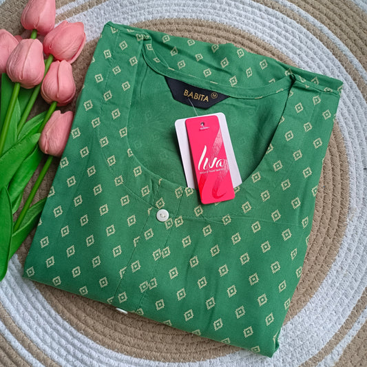 Babita Side Open Kurti (M size )