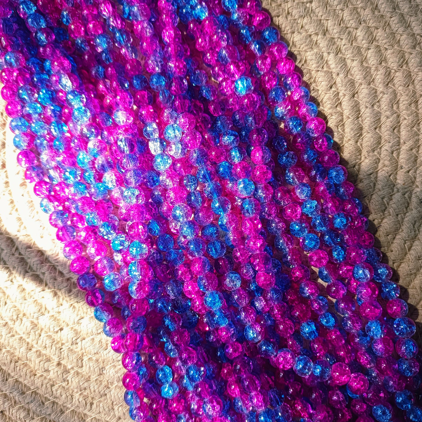 Crackle Beads 8mm 95 - 100 beads