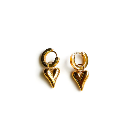 Stainless Steel Earrings (2 in 1)