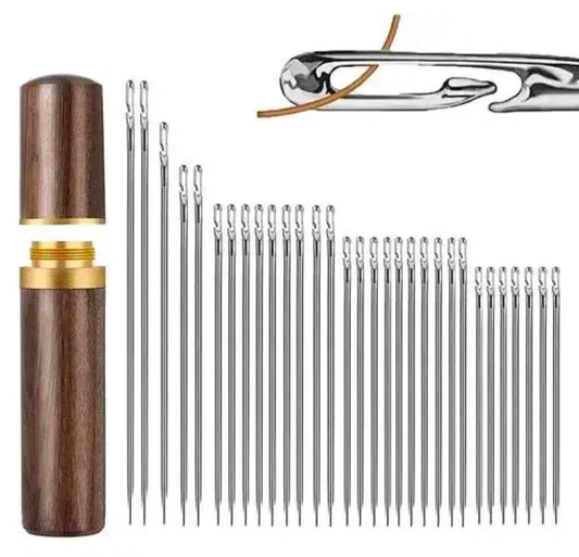 Needles set(30 pieces) With Wooden Case