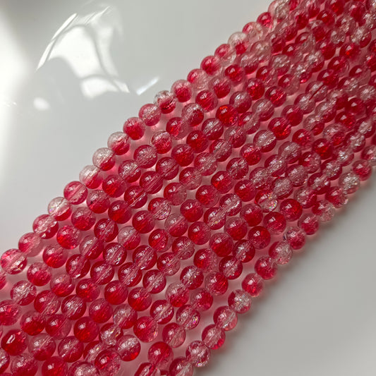 Crackle Beads 8mm 95- 100 beads
