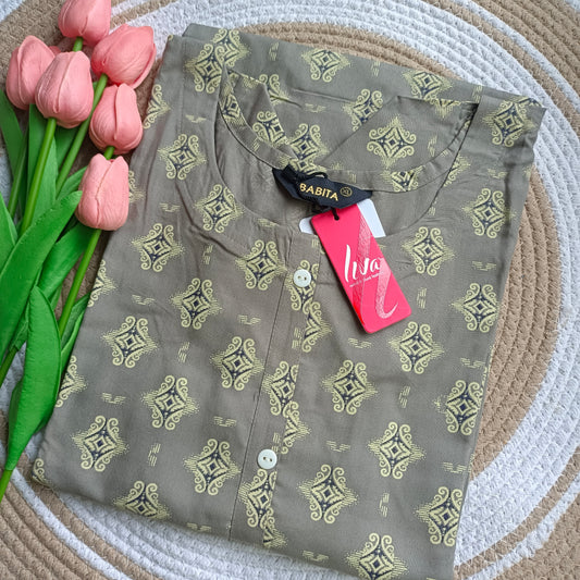 Babita Side Open Kurti