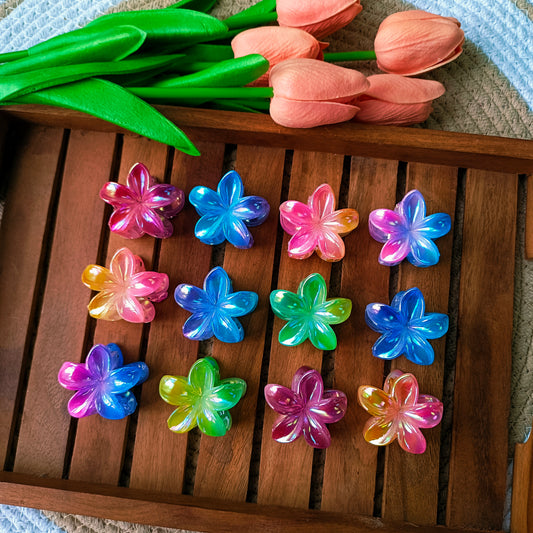 Holographic Dual Shade Claws (12 Pieces)