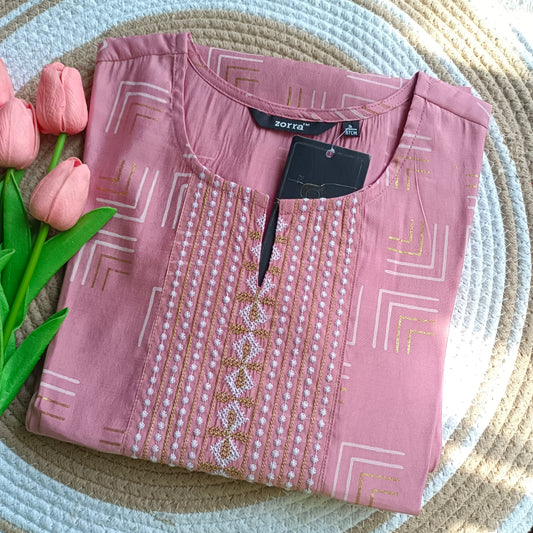 Zorra Branded Kurti(Side Open)