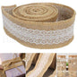 Jute Burlap Lace(1 Roll)