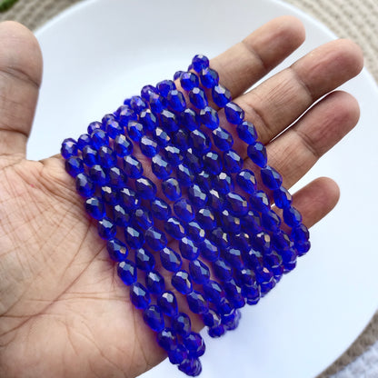 Drop Crystal Beads/Size-6*8(1 String)