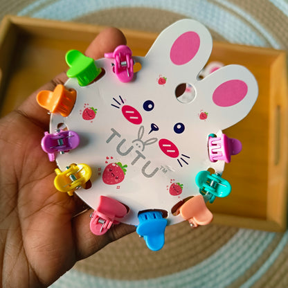 Kids Mini Claws ( 6 Cards ) 60 Pieces/ Heart