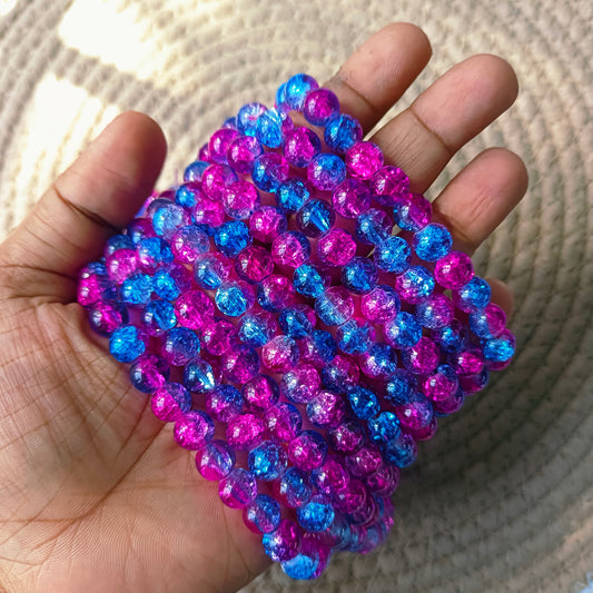 Crackle Beads 8mm 95 - 100 beads
